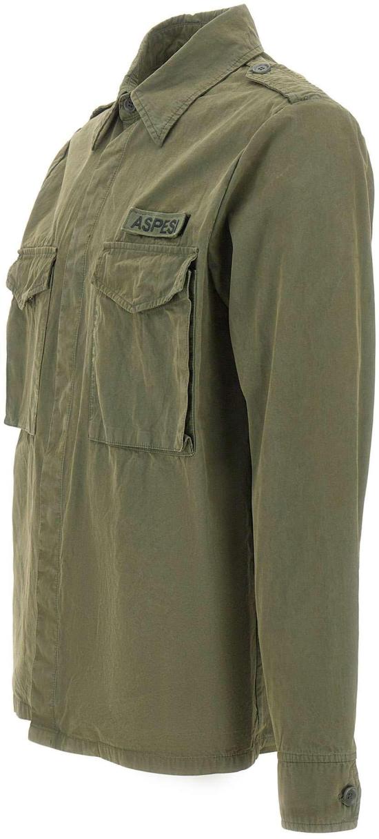 26SS 아스페시 긴팔 셔츠 S6ACE10G17885393 DONKERGREEN - ASPESI