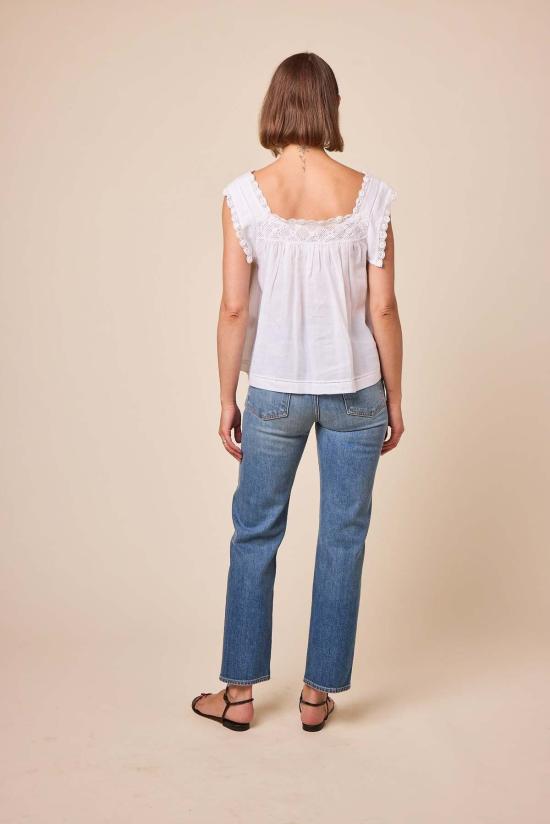  도엔 블라우스 아프라 탑 솔트 - DOEN