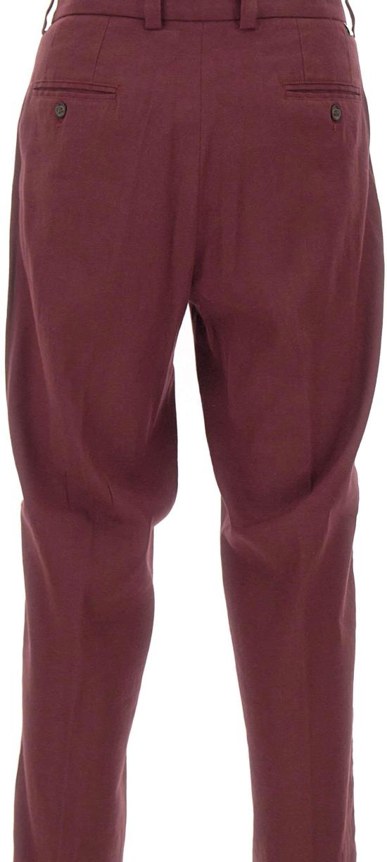 26SS 파올로페코라 스트레이트 팬츠 B12636324469 MAROON - PAOLO PECORA