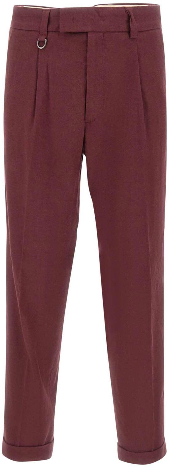 26SS 파올로페코라 스트레이트 팬츠 B12636324469 MAROON