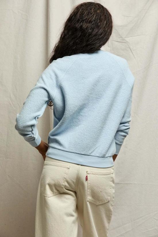  퍼펙트 화이트 티 스웨터 지기 리버스 플리스 크루넥 스웨트셔츠 - PERFECT WHITE TEE