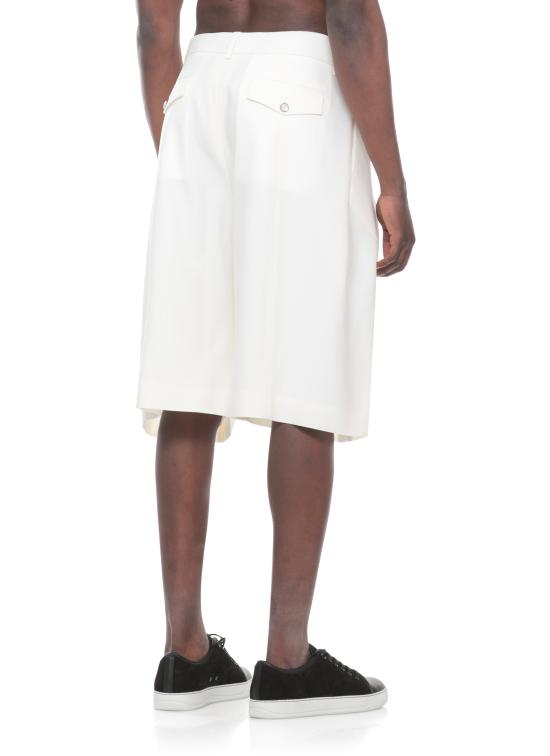 26SS 카사블랑카 숏팬츠 MSS26TR41801 PLEATED BAGGY Avorio - CASABLANCA