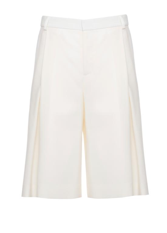 26SS 카사블랑카 숏팬츠 MSS26TR41801 PLEATED BAGGY Avorio