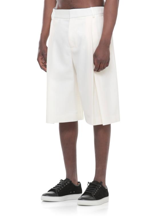 26SS 카사블랑카 숏팬츠 MSS26TR41801 PLEATED BAGGY Avorio - CASABLANCA