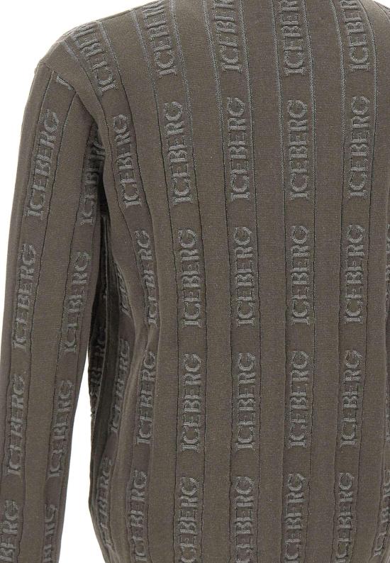 26SS 아이스 비 아이스버그 스웨터 26EI1P0A0117604MILITRYGREEN DONKERGREY - ICE B ICEBERG