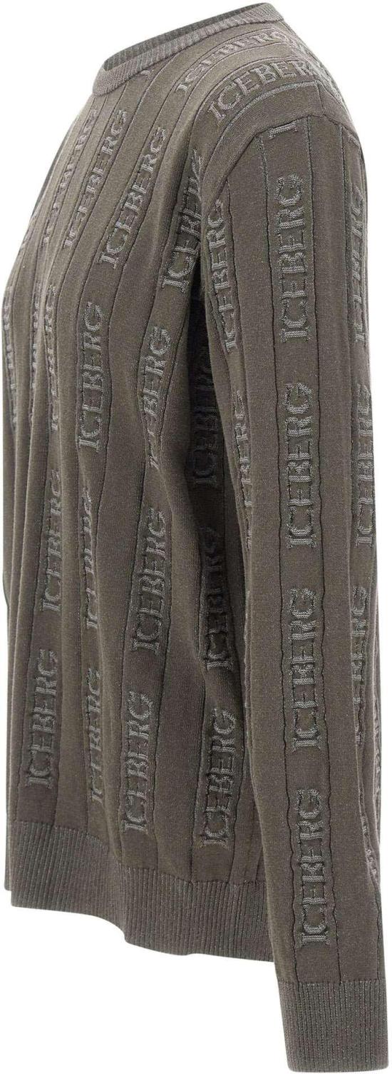26SS 아이스 비 아이스버그 스웨터 26EI1P0A0117604MILITRYGREEN DONKERGREY - ICE B ICEBERG