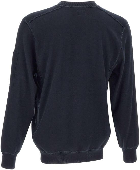 26SS 씨피 컴퍼니 코튼 씨 아일랜드 크루넥 렌즈 스웨터 20CMKN102A110560A888 NAVY - C.P. COMPANY