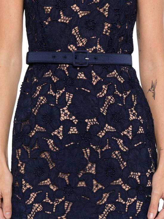 26SS 셀프 포트레이트 롱 원피스 RS26171MN NAVY - SELF PORTRAIT