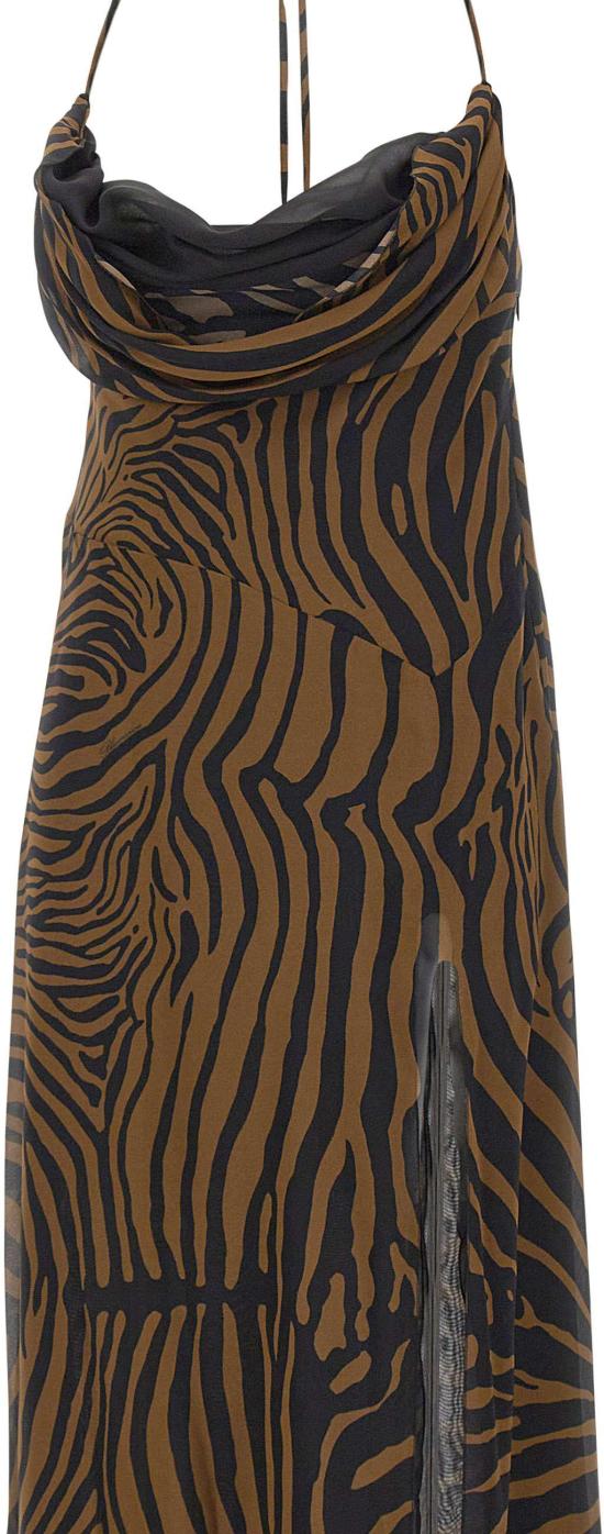 26SS 블루마린 롱 원피스 2A768AM5179 BROWN - BLUMARINE