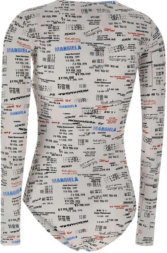 26SS 마르지엘라 바디수트 티셔츠 S52NA0078M20183001S WHITE - MAISON MARGIELA
