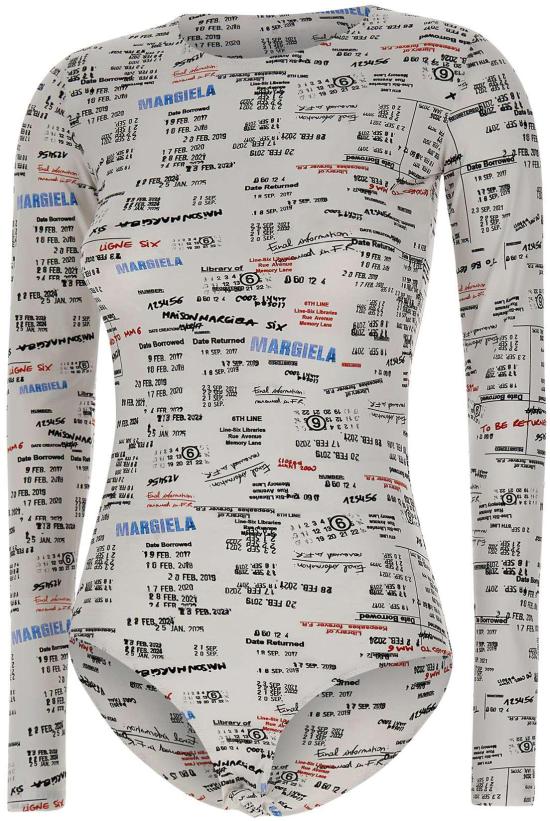 26SS 마르지엘라 바디수트 티셔츠 S52NA0078M20183001S WHITE