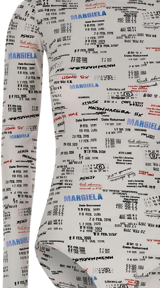26SS 마르지엘라 바디수트 티셔츠 S52NA0078M20183001S WHITE - MAISON MARGIELA
