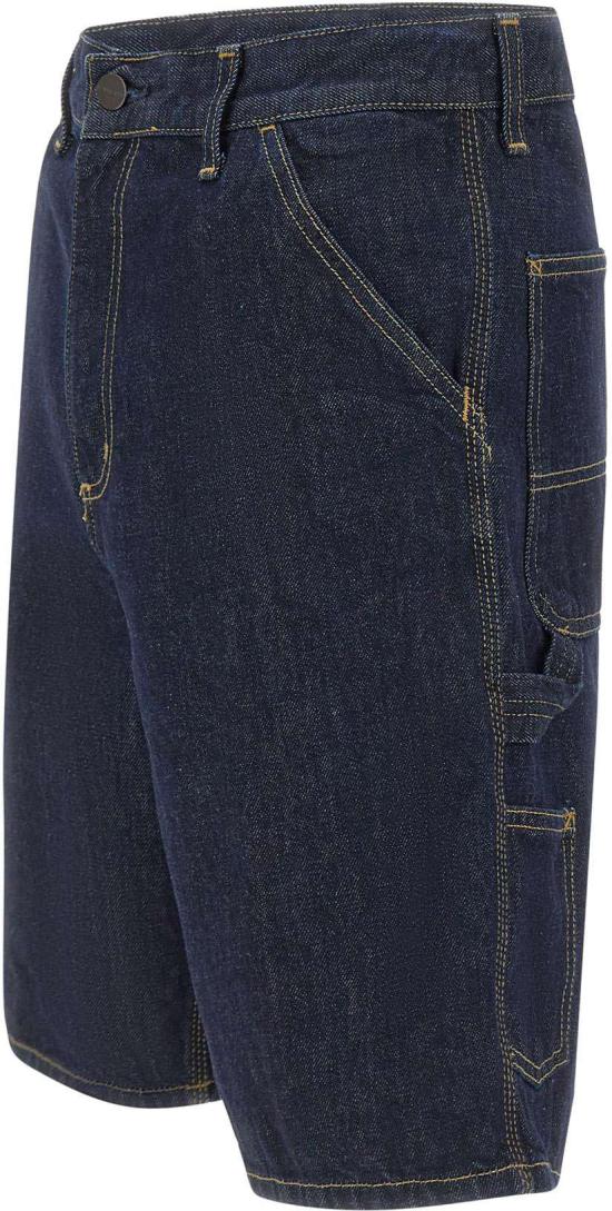 26SS 칼하트 스미스 데님 싱글 니 쇼츠 I0320260102 NAVY - CARHARTT