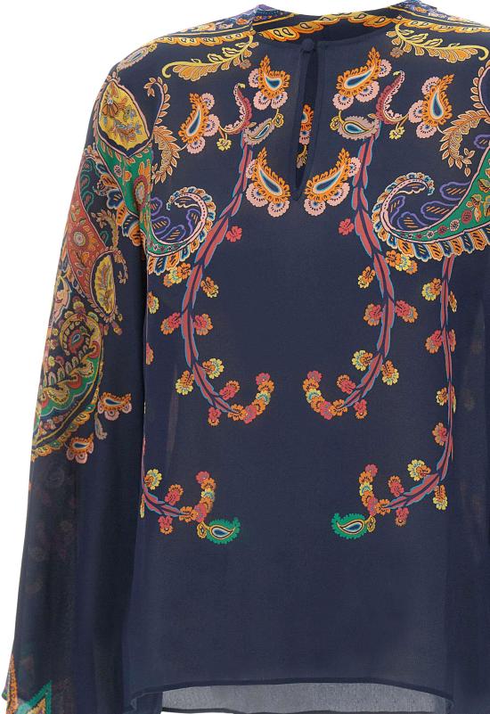 26SS 에트로 블라우스 WRJA0162AKG23X0883 NAVY - ETRO