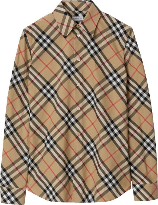 25SS 버버리 체크 셔츠 8106163B9368 BEIGE