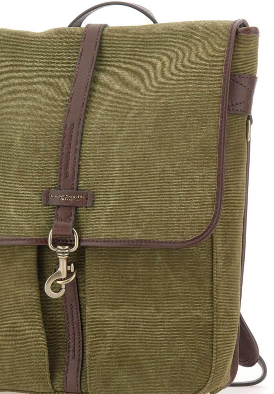 26SS 지아니 끼아리니 백팩 ZNU11628TDSPORTYMILITARETMORO DONKERGREEN - GIANNI CHIARINI