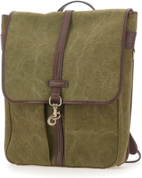 26SS 지아니 끼아리니 백팩 ZNU11628TDSPORTYMILITARETMORO DONKERGREEN