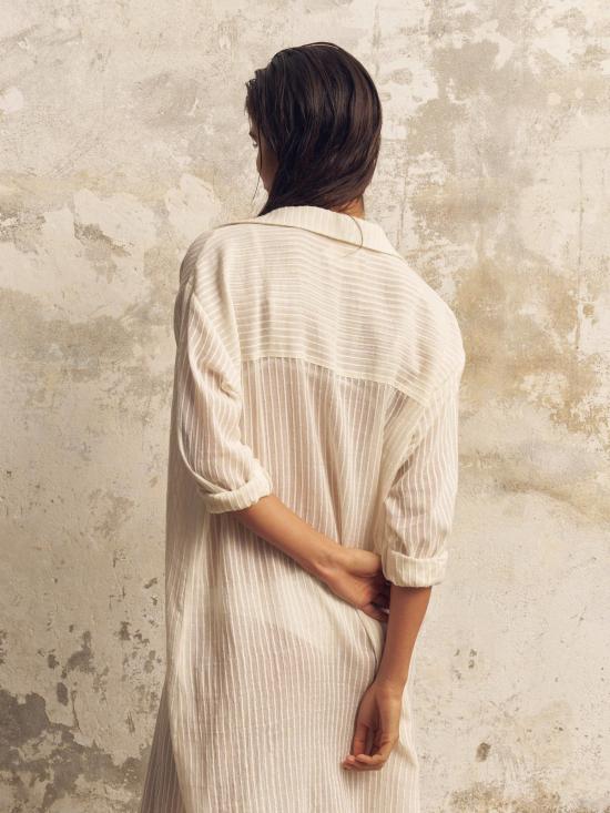  The Handloom 비키니 수영복 핸드룸 스트라이프 보야지 셔츠 드레스 - OTHER BRANDS