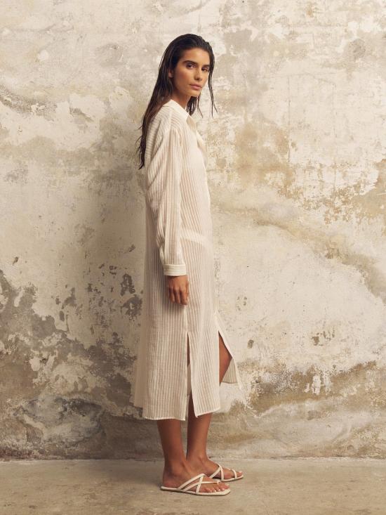  The Handloom 비키니 수영복 핸드룸 스트라이프 보야지 셔츠 드레스 - OTHER BRANDS