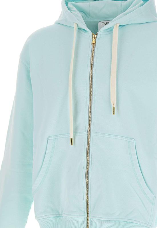 25FW 카사블랑카 후드 티셔츠 MAW25JTP40804 LICHTBLUE - CASABLANCA