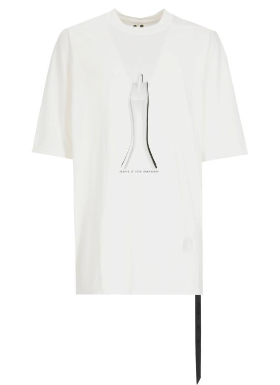 26SS 다크쉐도우 반팔 티셔츠 DU01F4274 RNEP51109 Bianco