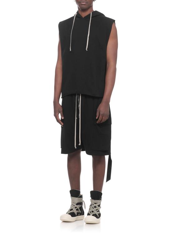 26SS 다크쉐도우 후드 티셔츠 DU01F4165 RIGP09 Nero - DRKSHDW