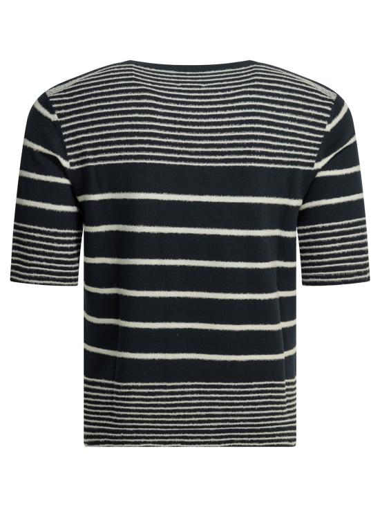 26SS 라키 스웨터 DRUMMERBLU BIANCO Blue - RAKKI