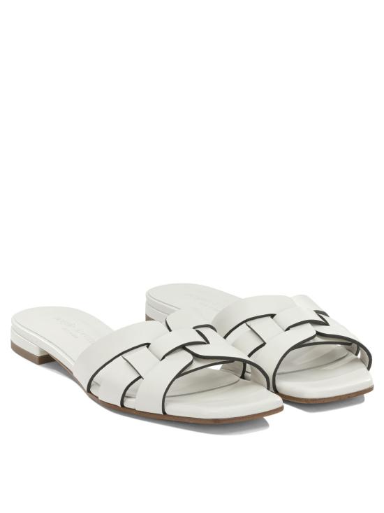 26SS 세르지오 레반테시 뮬/슬리퍼 NORMA6TRYDE LATTE White - SERGIO LEVANTESI