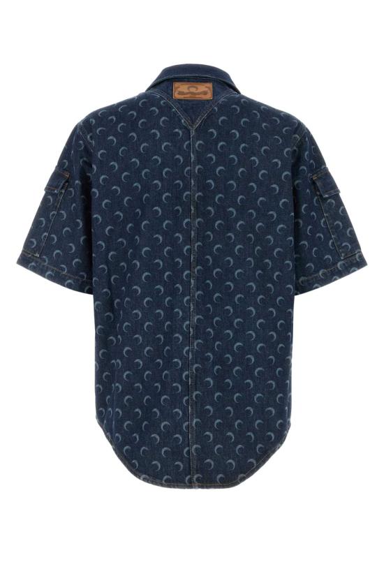26SS 마린세르 반팔 셔츠 MSI062ARDEN0002 BL80 Printed - MARINE SERRE
