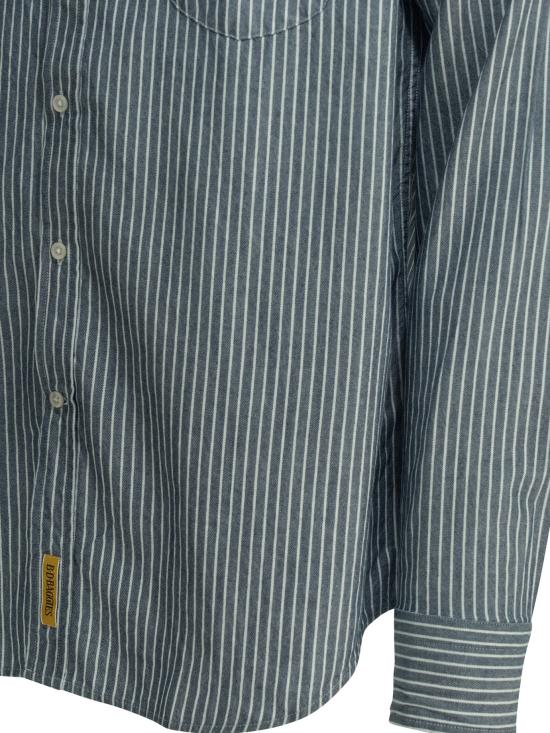 26SS B.D.배기스 긴팔 셔츠 BRADFORDB16W6403 Blue - B.D. BAGGIES