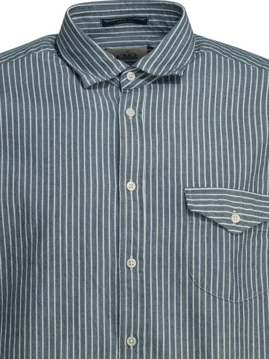 26SS B.D.배기스 긴팔 셔츠 BRADFORDB16W6403 Blue - B.D. BAGGIES