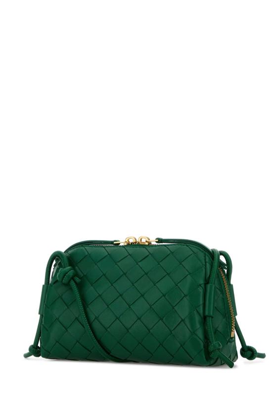 26SS 보테가베네타 인트레치아토 콘서트 파우치 794258VCPP1 3197 Green - BOTTEGA VENETA