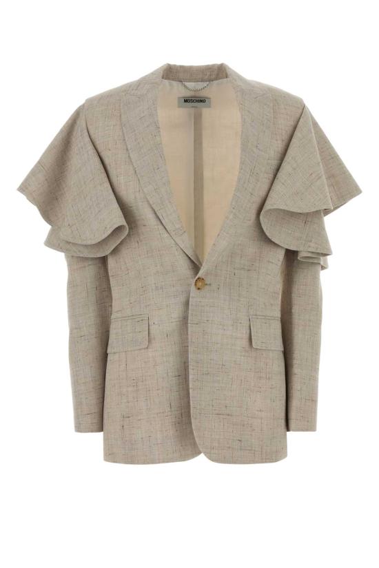 26SS 모스키노 수트 자켓 261D05110420 1462 Beige o Tan