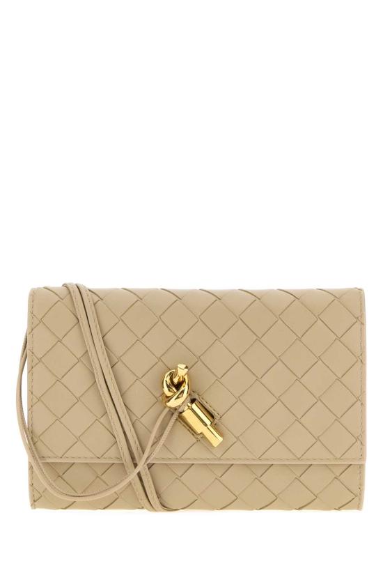 26SS 보테가베네타 안디아모 파우치 온 스트랩 836940VCPP2 9614 Beige o Tan