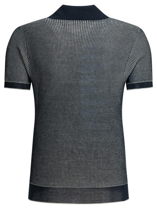 26SS 라키 폴로 티셔츠 MERCEDES 300 BICOLOR TKBLU NOTTE PANNA Blue - RAKKI