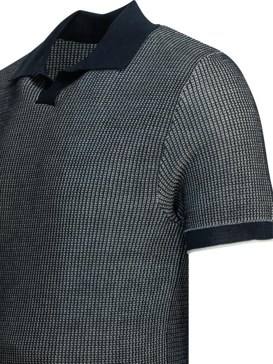 26SS 라키 폴로 티셔츠 MERCEDES 300 BICOLOR TKBLU NOTTE PANNA Blue - RAKKI