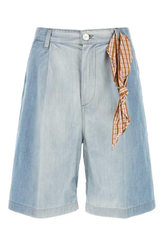 26SS 마르니 데님 숏팬츠 PUJU0340Q0USCZ12 00B15 Light Blue