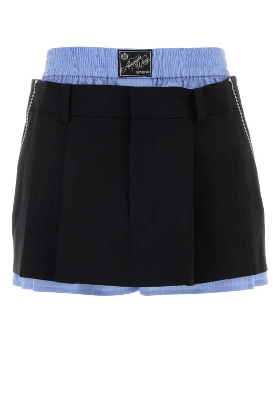 26SS 알렉산더 왕 숏 스커트 1WC2265410 960G Black