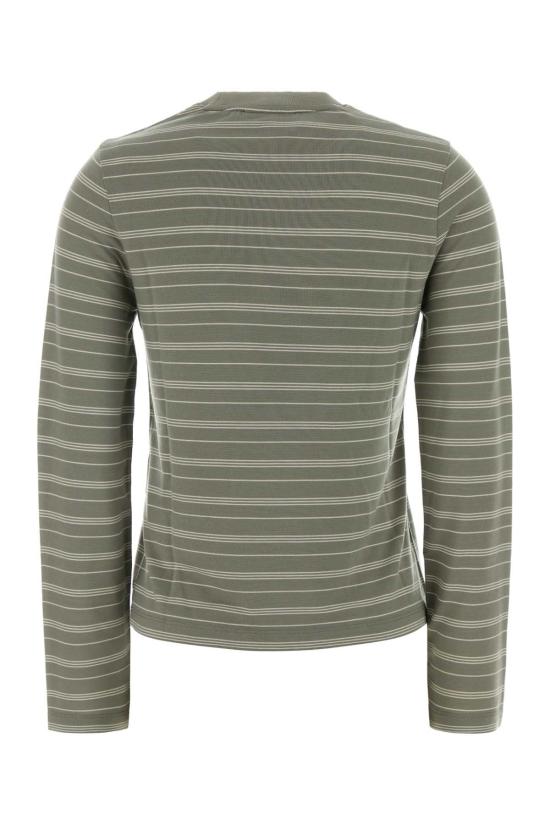 26SS 메종키츠네 긴팔 티셔츠 QW00106KJ7034 0516 Stripped - MAISON KITSUNE