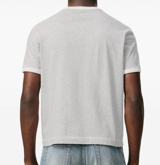 26SS 아미 반팔 티셔츠 UTS371724 A079 GRISCHINE BLANCCREME - AMI