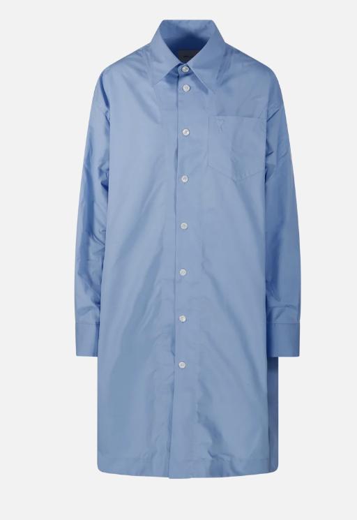 26SS 아미 미디 원피스 UDR663CO0063 484 BLEUCACHEMIRE