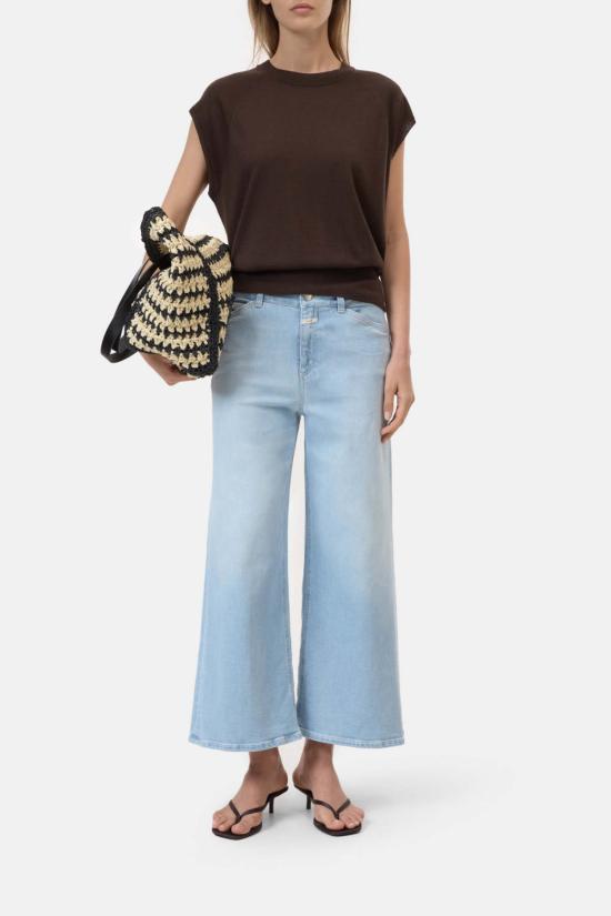  클로즈드 데님 팬츠 웨라 와이드 진 라이트 블루