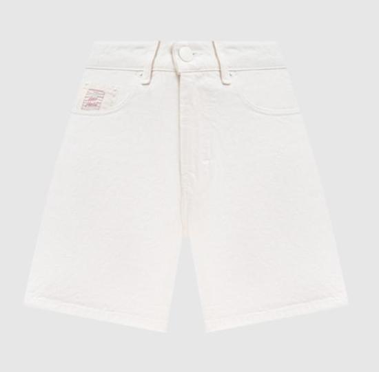 26SS 아미 코튼 쇼츠 아미 파리 헤리티지 라벨 FSO839DE0126 136 BLANCCREME