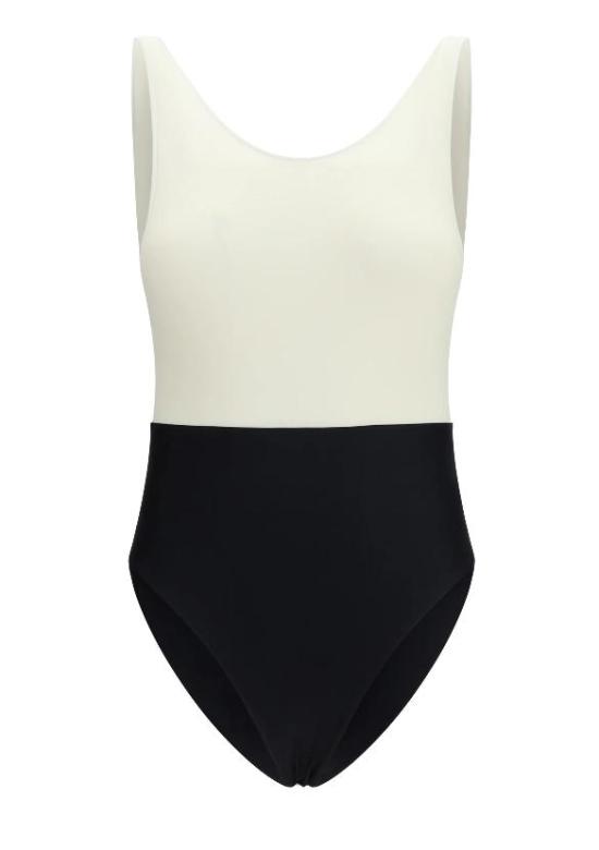 26SS 아미 원피스 수영복 FBW313AW0011 1360 BLANCCREME NOIR