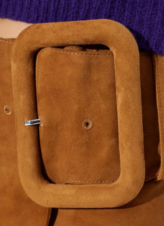 26SS 아미 미디 스커트 FSK463LH0059 236 CARAMEL - AMI