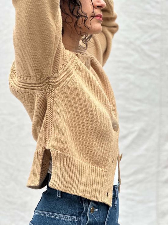  DAĒZA 가디건 다에자 코튼 알파카 래글런 - OTHER BRANDS