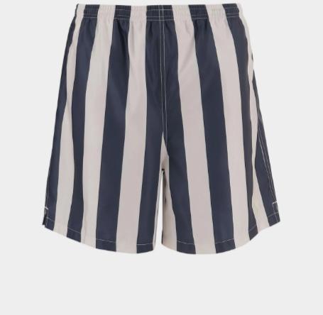 26SS 아미 롱 스트라이프 스윔수트 HBW316AW0027 A027 BLANCCREME ENCRE