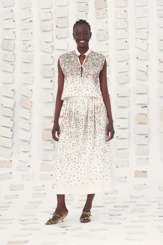  미이 컬렉션 롱 스커트 Mii Collection Mantou Provence  부겐빌리아 - MII COLLECTION