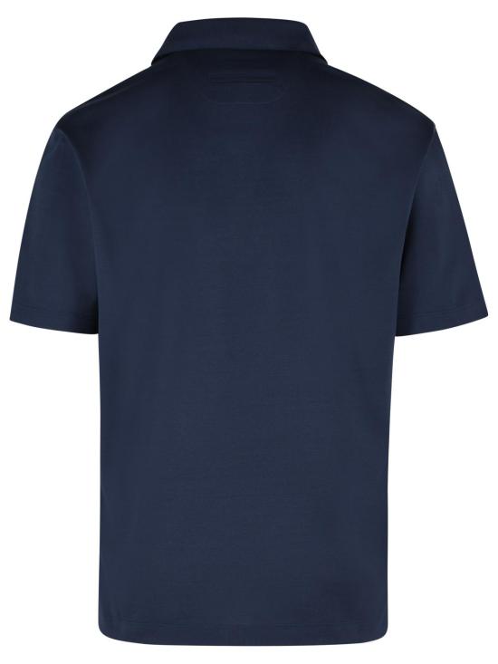 26SS 에르메네질도제냐 폴로 티셔츠 RUH348A3 H794B07 Blue - ERMENEGILDO ZEGNA