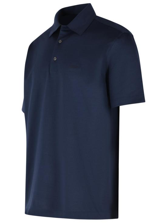 26SS 에르메네질도제냐 폴로 티셔츠 RUH348A3 H794B07 Blue - ERMENEGILDO ZEGNA